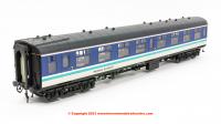 4917 Heljan Mk 1 TSO Standard Open coach unnumbered in Regional Railways livery with B4 bogies